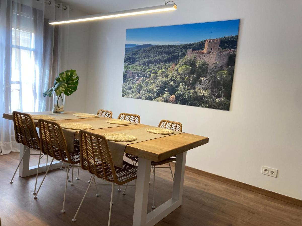 Apartamento Centrico, Climatizado Y Totalmente Equipado De 3 Habitaciones Para 6-7 Personas Santa Coloma de Farners Kültér fotó