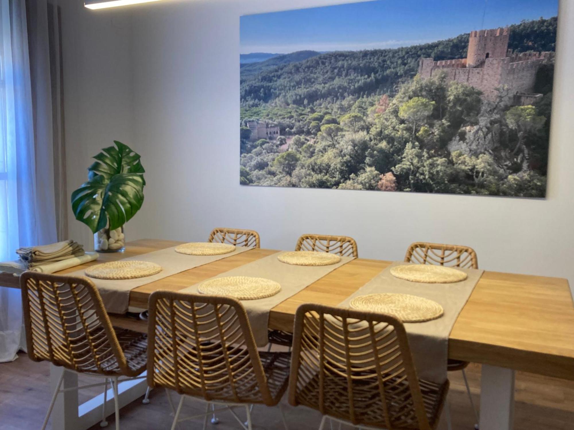 Apartamento Centrico, Climatizado Y Totalmente Equipado De 3 Habitaciones Para 6-7 Personas Santa Coloma de Farners Kültér fotó