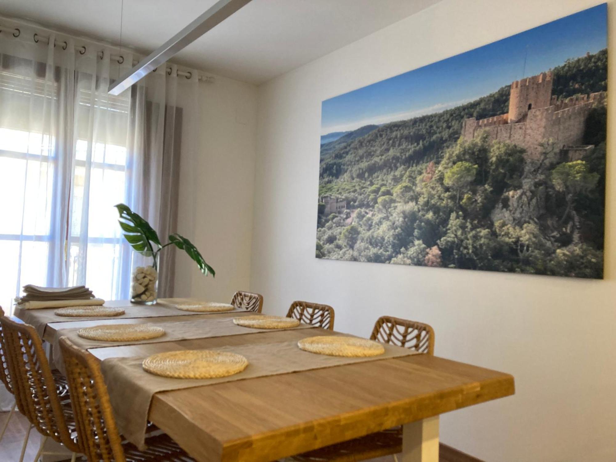 Apartamento Centrico, Climatizado Y Totalmente Equipado De 3 Habitaciones Para 6-7 Personas Santa Coloma de Farners Kültér fotó